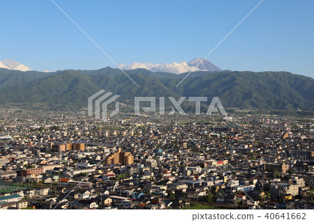 甲府盆地的風景 甲府盆地的風景 40641662
