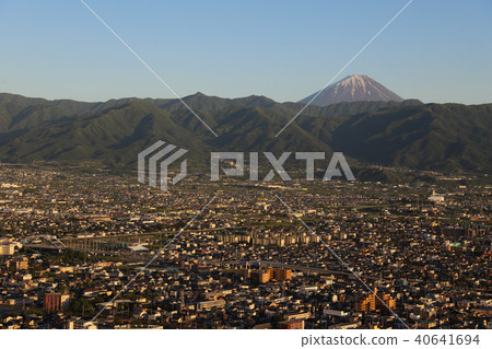 Scenery of the Kofu basin Scenery of the Kofu basin 40641694