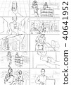 Storyboard with a family in a pharmacy 40641952