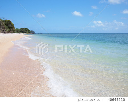 The beach on Normanby Island, Australia The beach on Normanby Island, Australia 40645210