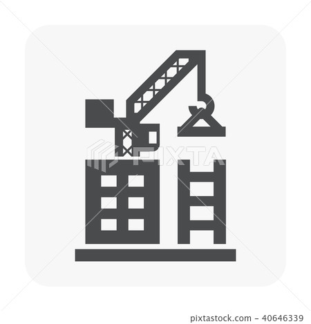 tower crane icon 40646339