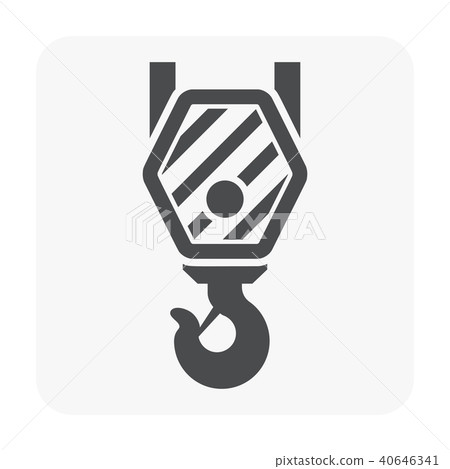 silhouette crane icon silhouette crane icon 40646341