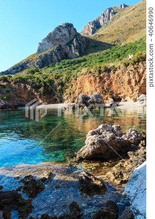 Sea bay in Zingaro Park, Sicily, Italy 40646990