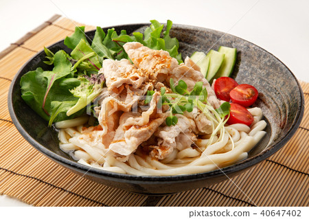 芝麻沙拉冷烏冬面沙拉烏冬面 芝麻沙拉冷烏冬面沙拉烏冬面 40647402