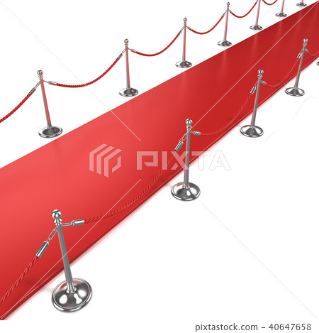 Red carpet, diagonal side view 40647658