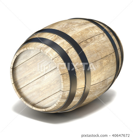 Wooden barrel. 3D Wooden barrel. 3D 40647672
