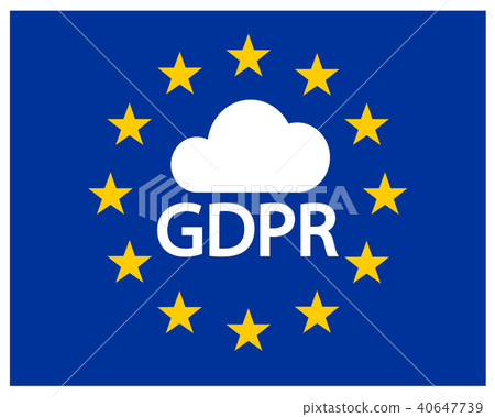 Eurozone personal information protection icon 40647739