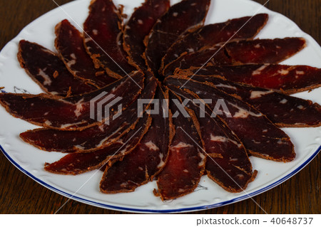 Caucasian meat Basturma 40648737