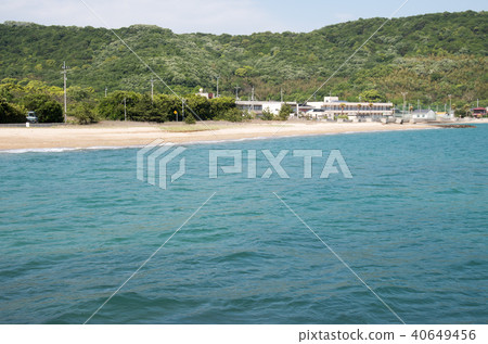 贊岐廣島海灘的風景 40649456
