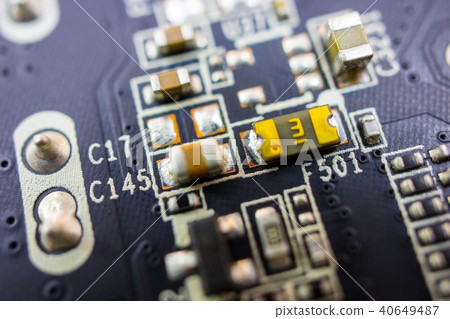 Close-up electronic board Close-up electronic board 40649487