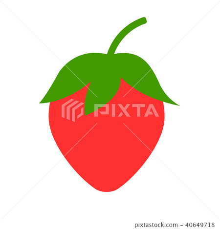 Strawberry flat icon Strawberry flat icon 40649718