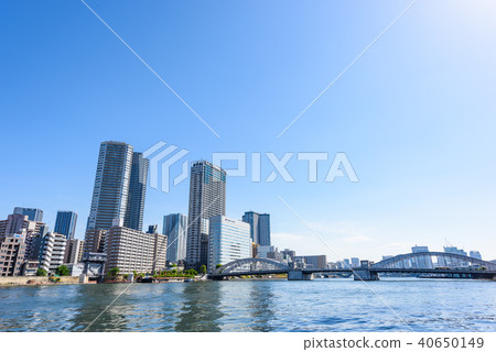 隅田川和Katsuobashi橋 40650149