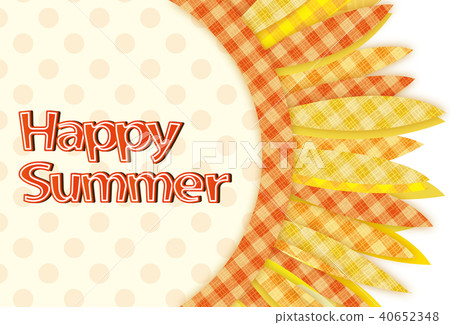 Sunflower frame background postcard 40652348