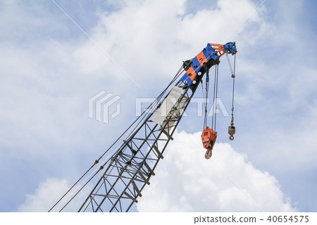 Crane Hook industry, on sky background 40654575