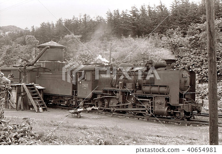 在1954年北海道廢止的Iwauchi線的9600供水風景 40654981