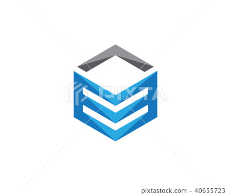 Hexagon Logo illustration Icon Vector Template - Stock Illustration ...