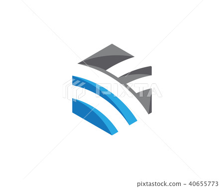 Logo Hexagon illustration Icon 40655773