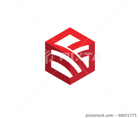Logo Hexagon illustration Icon 40655775