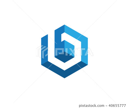 B Logo Hexagon Illustration Icon - Stock Illustration [40655777] - PIXTA