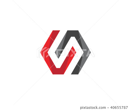S Logo Hexagon illustration Icon - Stock Illustration [40655787] - PIXTA