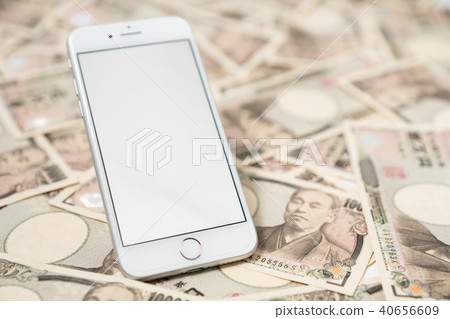 Smartphone and money Smartphone and money 40656609