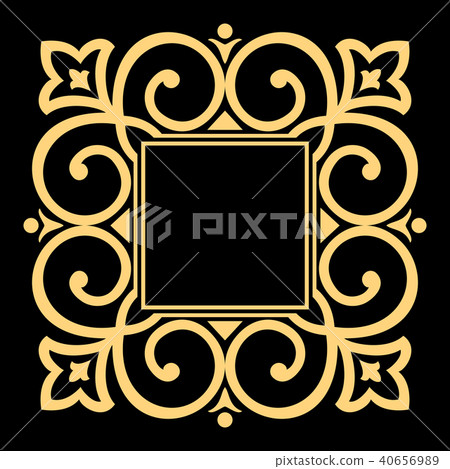 Decorative frame Elegant vector element for design 40656989