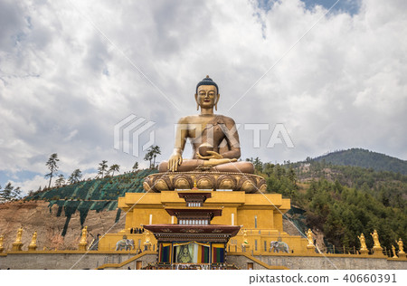 Giant Buddha in Thimphu Bhutan Giant Buddha in Thimphu Bhutan 40660391