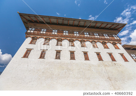 View of Thimphu Dzong in Bhutan 40660392