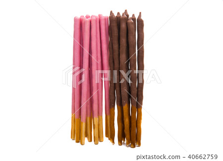 cookies with bright flogging. Japan sweets. 40662759