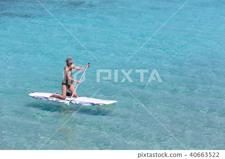 The southernmost point, Nishi beach and SUP on Hateruma Island 40663522