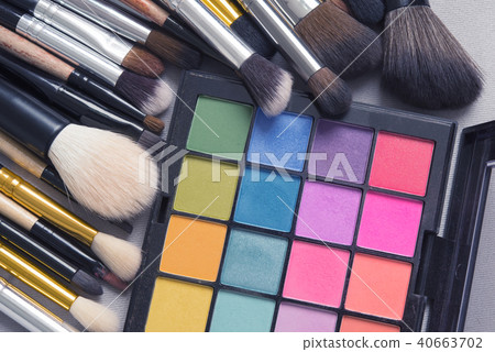 Beautiful makeup background. Beautiful makeup background. 40663702