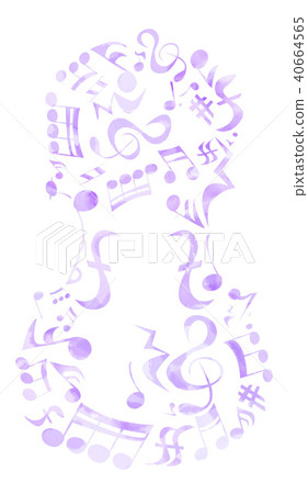 Watercolor violin Watercolor violin 40664565