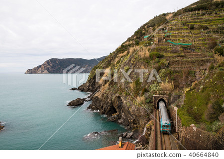 Cinque Terre (Liguria, Italy) Trains that run Vernazza Cinque Terre (Liguria, Italy) Trains that run Vernazza 40664840