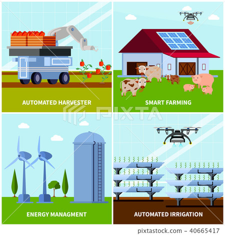Smart Farming Orthogonal Design Concept 40665417