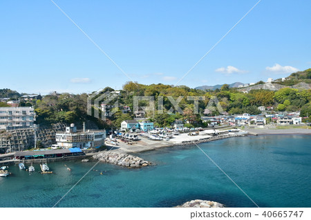 Iwa fishing port scenery in Manazuru Town, Kanagawa Prefecture Iwa fishing port scenery in Manazuru Town, Kanagawa Prefecture 40665747