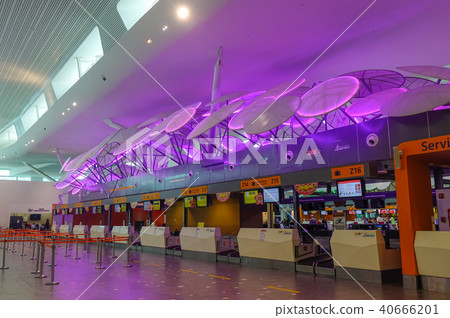 Interior of Kuala Lumpur Airport 40666201