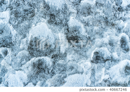 texture of ice crust in winter on the lake texture of ice crust in winter on the lake 40667246