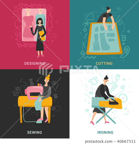 Garment Factory 2x2 Design Concept  40667311