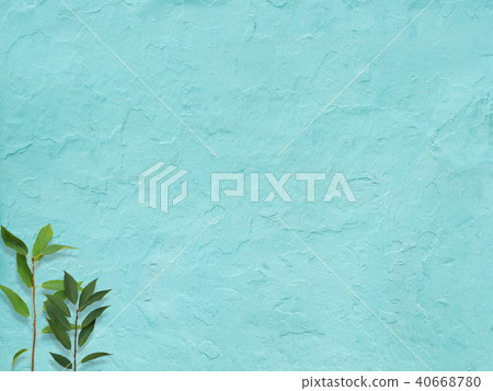 背景藍色牆葉 40668780