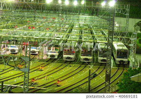 火車停在Karakida分公司 火車停在Karakida分公司 40669181