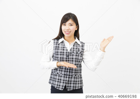Woman dressed in office clothes Woman dressed in office clothes 40669198