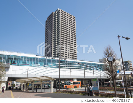 西武池袋線（東京練馬區）的Shakujii公園站 40670387