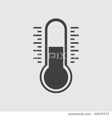 thermometers icon. illustration of thermometers wi thermometers icon. illustration of thermometers wi 40670575