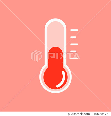 thermometers icon. illustration of thermometers wi thermometers icon. illustration of thermometers wi 40670576