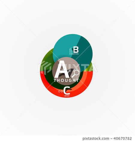 Abstract geometric option infographic banners, a b c steps process Abstract geometric option infographic banners, a b c steps process 40670782