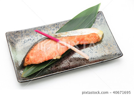 Pickled salmon 40671695
