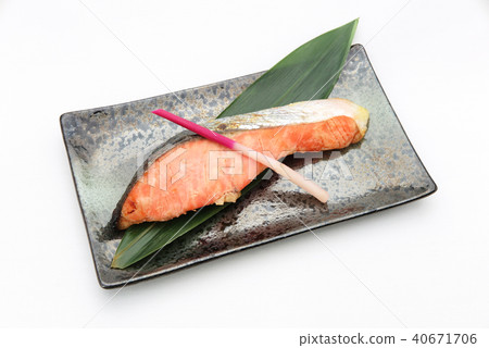 Pickled salmon 40671706