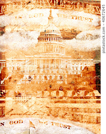 Abstract US dollar 40672645