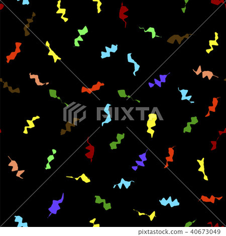 Colorful Grunge Seamless Pattern - Stock Illustration [40673049] - PIXTA