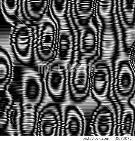 Wave Stripe Background. Line Textured Pattern-插圖素材 [40673073] - PIXTA圖庫